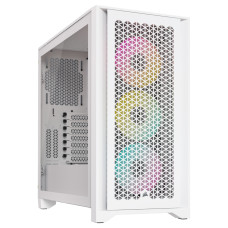 מארז מחשב Corsair 4000D RGB Airflow White