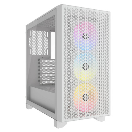 מארז מחשב Corsair 3000D RGB Airflow White