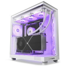 מארז מחשב NZXT H6 Flow RGB White