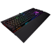 מקלדת גיימינג מכנית Corsair K70 RGB RAPIDFIRE MK.2 Cherry MX Speed עברית/אנגלית