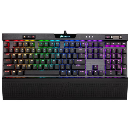 מקלדת גיימינג מכנית Corsair K70 RGB RAPIDFIRE MK.2 Cherry MX Speed עברית/אנגלית