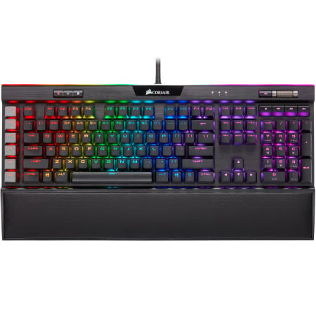 מקלדת גיימינג מכאנית Corsair K95 RGB PLATINUM XT Cherry MX SPEED