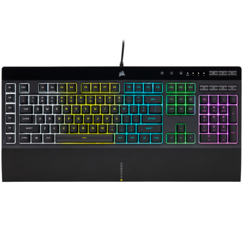 מקלדת גיימינג Corsair K55 RGB PRO עברית/אנגלית