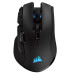 עכבר גיימינג אלחוטי Corsair IRONCLAW RGB WIRELESS צבע שחור