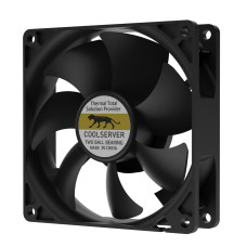 Coolserver 80X25mm Ball Bearing Server fan 3400RPM