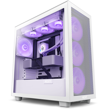 מארז מחשב NZXT H7 Flow RGB White