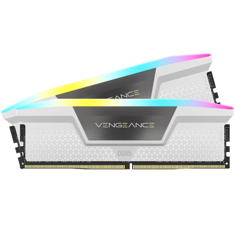 Corsair Vengeance RGB DDR5 32GB (2x16GB) 6400 CL36 White XMP 3.0