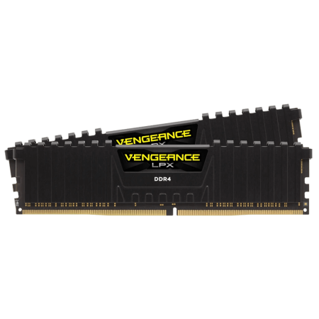 Corsair DDR4 16G (2x8G) 3200 CL16 Vengeance LPX Black