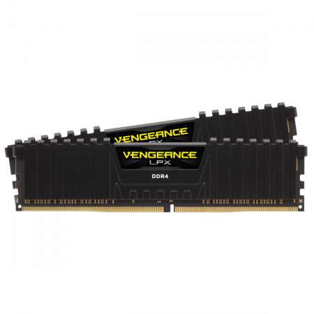 Corsair DDR4 16G (2x8G) 3600 CL18 Vengeance LPX Black