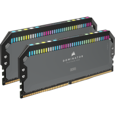 Corsair DDR5 64G (2x32G) 5200 CL40 Dominator Platinum RGB Gray