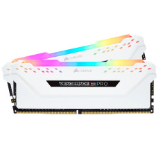 Corsair DDR4 16G (2x8G) 3200 CL16 Vengeance RGB PRO White