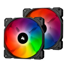 Corsair CUE SP140 RGB PRO Performance 140mm Dual Fan Kit with Lighting Node CORE