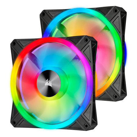 Corsair iCUE QL140 RGB 140mm PWM Single Fan 2 Pack