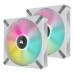 Corsair iCUE ML140 RGB ELITE Premium 140mm PWM White - x2 Fans