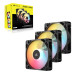 Corsair RS120-R ARGB 120mm PWM Reverse 3xFans - Black