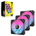 Corsair iCUE LINK RX120 RGB PWM 120mm 3x Fan Starter Kit