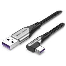 Vention USB-A to USB-C (90°) 5A/40W Super Charge 1m Cable