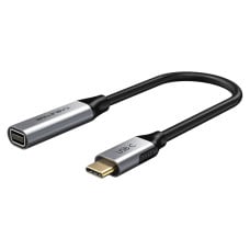 מתאם CABLETIME USB Type C to Mini DP 1.2 (F) 4K/60Hz 0.2m