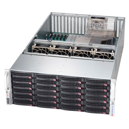 SuperMicro 4U 24x 3.5" Hot-swap 1200W SuperChassis