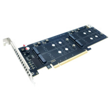 SSD M.2 NVMe x4 to PCIe x16 Gen5 Adapter Card