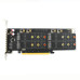 SSD M.2 NVMe x4 to PCIe x16 Gen5 Adapter Card