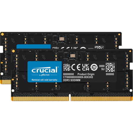 Crucial DDR5 128GB (2x64GB) 5600 CL46 SODIMM