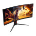 מסך מחשב קעור לגיימינג AOC 34" VA UWQHD 180Hz 0.5ms 1500R