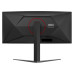 מסך מחשב קעור לגיימינג AOC 34" VA UWQHD 180Hz 0.5ms 1500R