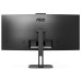 מסך מחשב קעור עם מצלמת רשת AOC 34" VA QHD 100Hz 1ms 1500R