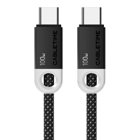 CABLETIME USB-C 100W Charging Cable 2m - Black