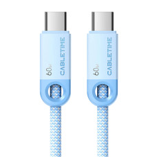 CABLETIME USB-C 60W Charging Cable 1m - Blue