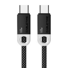 CABLETIME USB-C 60W Charging Cable 0.5m - Black