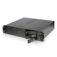 מארז תעשייתי 2U קומפקטי Rackmount ללוחות MicroATX כולל Hot Swap