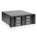 מארז תעשייתי 4U מאלומיניום קומפקטי Rackmount