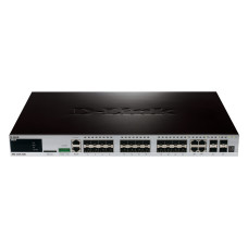 Switch 24-port Gigabit 20X SFP ports + 4x SFP/base-T ports + 4x 10G SFP+ Stack/uplink ports