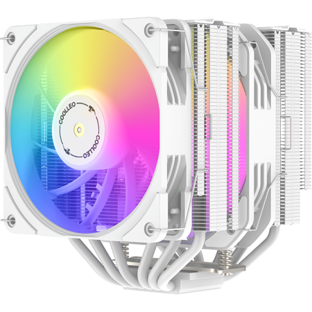 Coolleo Etian P60T Symphony V2 ARGB White CPU Cooler