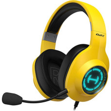 אוזניות קשת עם חיבור USB מבית המותג אדיפייר עם מיקרופון מובנה לגיימינג בצבע צהוב Edifier G2 II Gaming 7.1 Headphones with NC 50mm