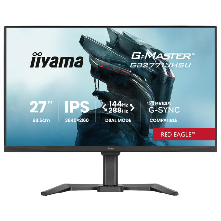מסך מחשב לגיימינג IIYAMA 27" G-Master IPS 4K UHD | 144Hz FHD 288Hz 0.8ms