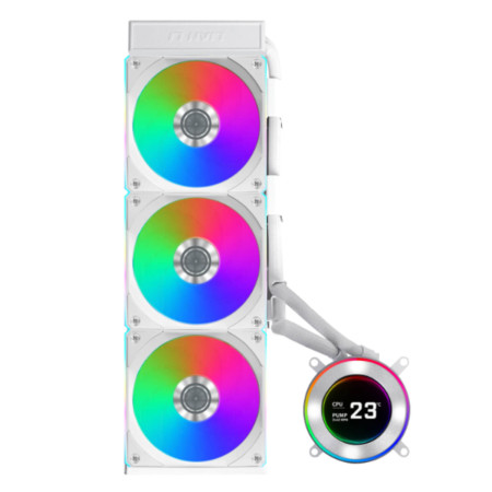 קירור נוזלי למעבד Lian-Li HydroShift II LCD-C 360R White