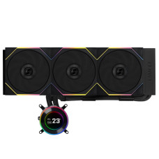 קירור נוזלי למעבד Lian-Li HydroShift II LCD-C 360TL Black