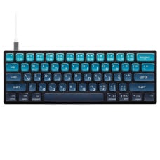 מקלדת גיימינג מכאנית SKYLOONG GK61 Ocean Blue עברית/אנגלית