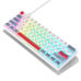 מקלדת גיימינג מכאנית SKYLOONG GK61 White-Grey-Red עברית/אנגלית