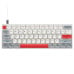 מקלדת גיימינג מכאנית SKYLOONG GK61 White-Grey-Red עברית/אנגלית
