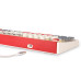 מקלדת גיימינג מכאנית SKYLOONG GK87 White-Grey-Red עברית/אנגלית
