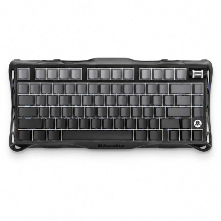 מקלדת גיימינג מכאנית GravaStar Mercury K1 - Gradient Black עברית/אנגלית