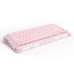מקלדת גיימינג מכאנית GravaStar Mercury K1 - Special Edition Sakura Pink עברית/אנגלית