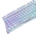 מקלדת גיימינג מכאנית GravaStar Mercury K1 Lite - Crystal Aurora עברית/אנגלית
