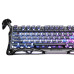 מקלדת גיימינג מכאנית GravaStar Mercury K1 Pro - Special Edition Cyberpunk עברית/אנגלית