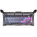 מקלדת גיימינג מכאנית GravaStar Mercury K1 Pro - Special Edition Cyberpunk עברית/אנגלית