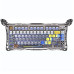 מקלדת גיימינג מכאנית GravaStar Mercury K1 Pro - Interstellar Silver